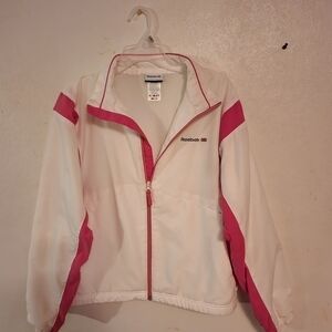 Reebok Full Zip Nylon Jacket Size M Vintage